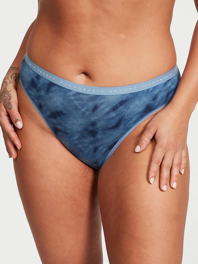 Stretch Cotton High-Leg Brief Panty image number 0
