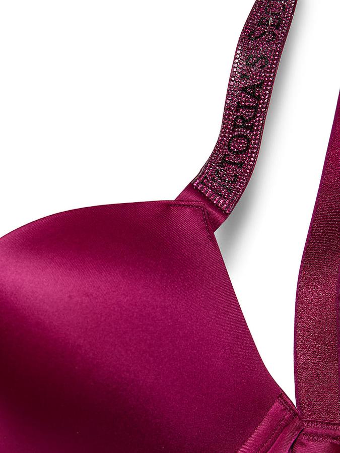 Logo Shine Strap Push-Up Bra image number 3