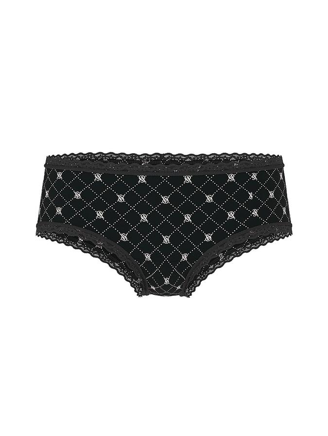 Cotton Lace-Waist Cheeky Panty image number 2