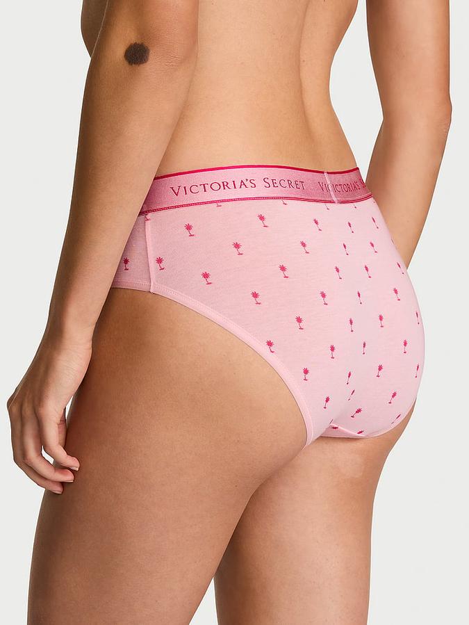 Logo Cotton Hiphugger Panty