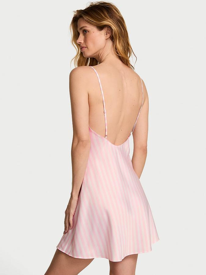 Heritage Stripe Satin Mini Slip