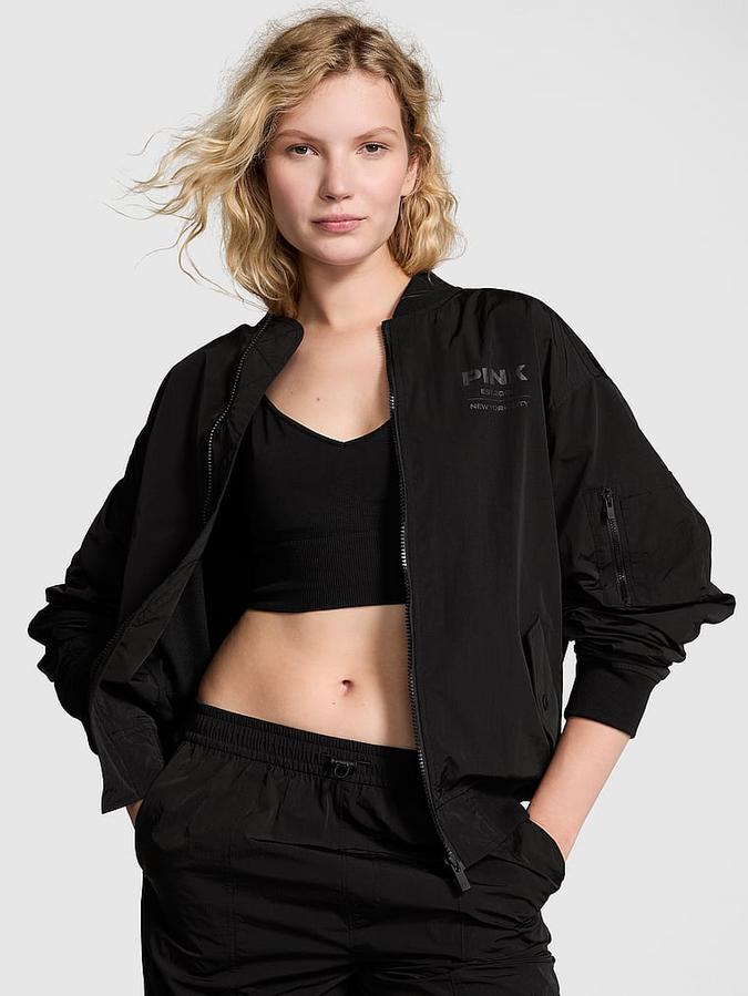 Parachute Satin Bomber Jacket image number 0