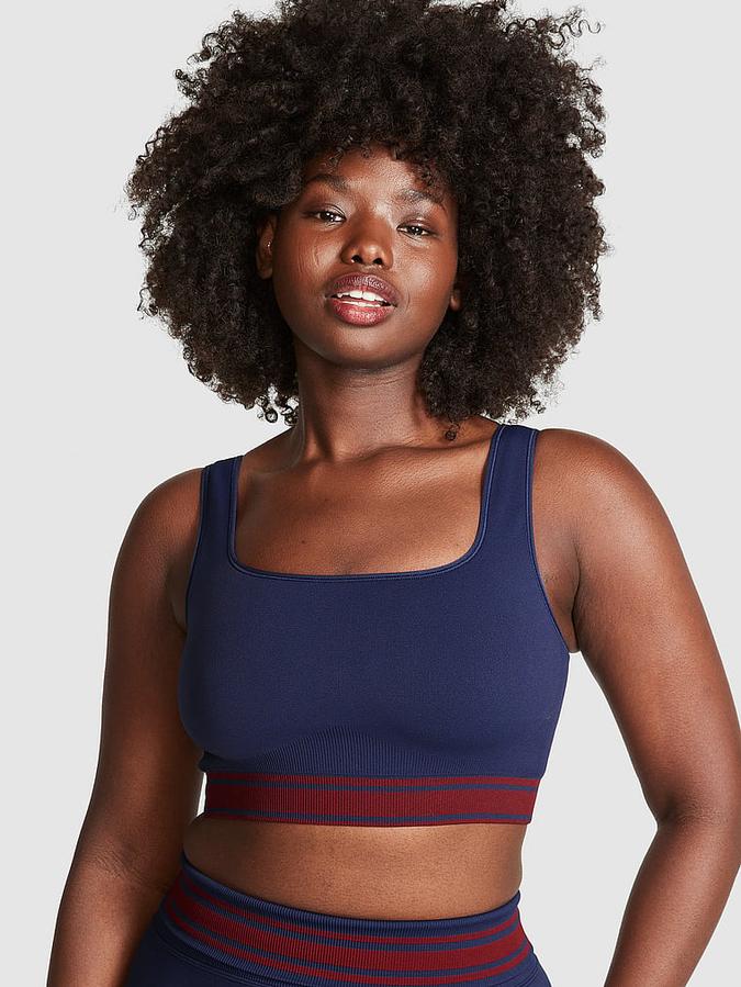 PINK Flip It Seamless Reversible Sports Bra image number 0
