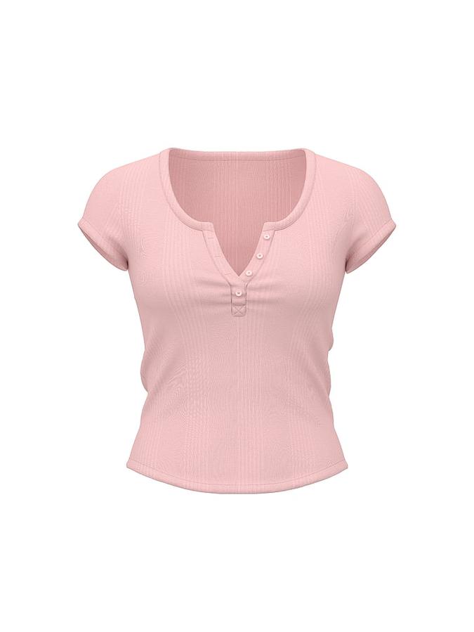 Multi Rib Henley Tee image number 2