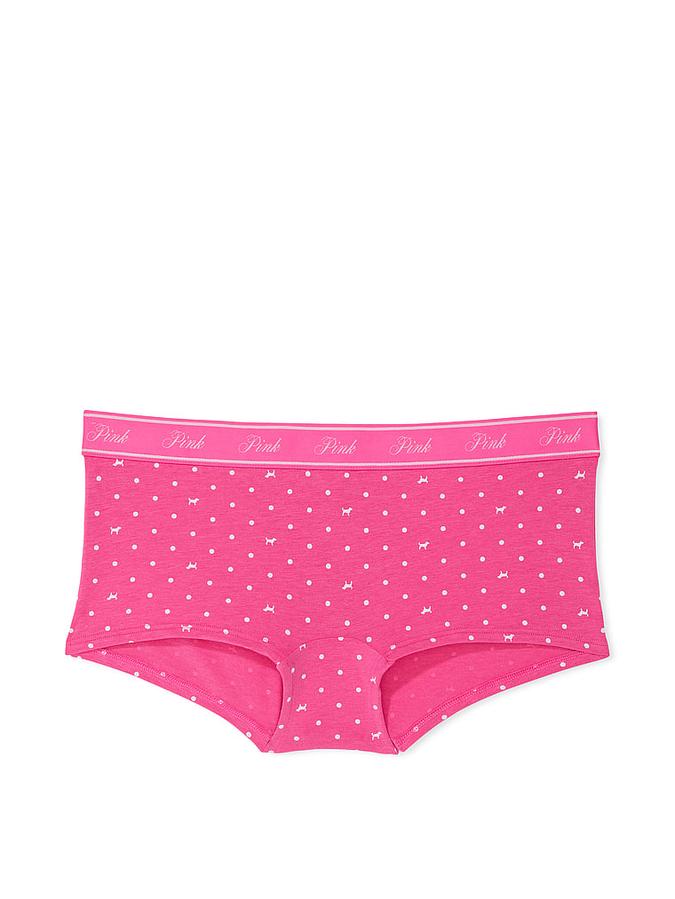 Logo Cotton Shine Boyshort Panty image number 2