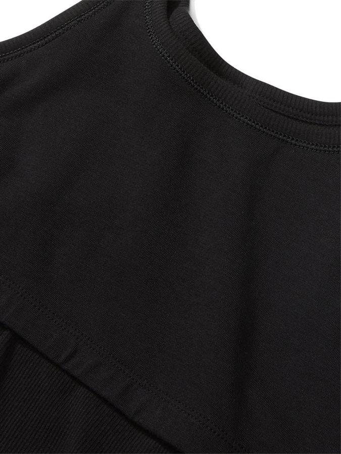 Cropped Rib Tank Top image number 3