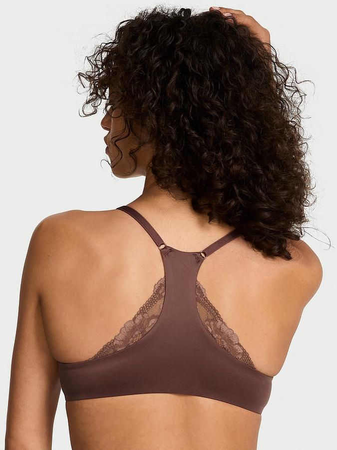 Perfect Shape Lace Racerback Push-Up Bra image number 1