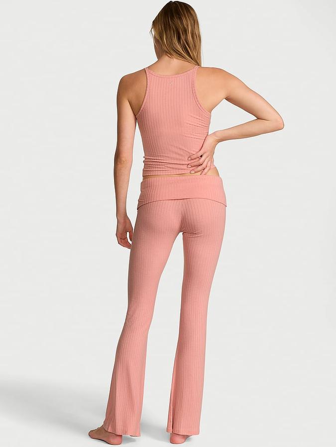 SoSoft&trade; Modal Wide-Rib Tank & Foldover Pants Set