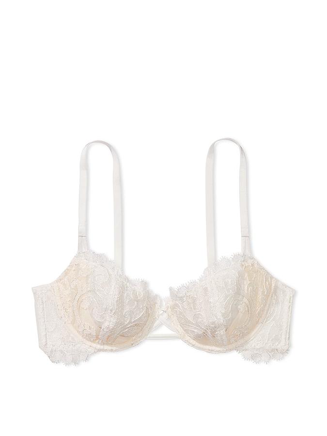 Wicked Unlined Boho Floral Embroidery Balconette Bra image number 2