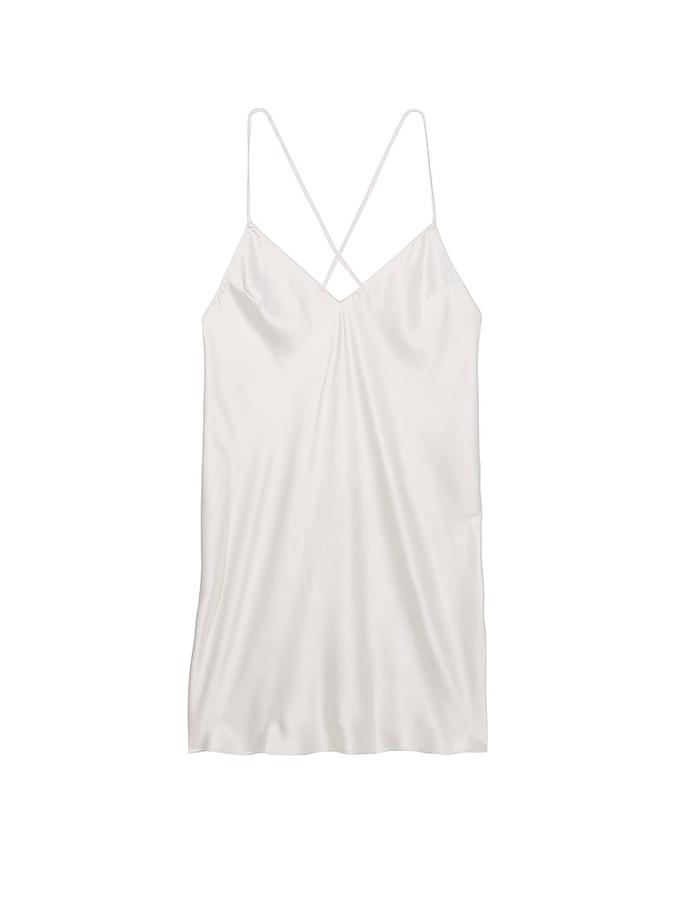 Satin Open-Back Slip Dress image number 2