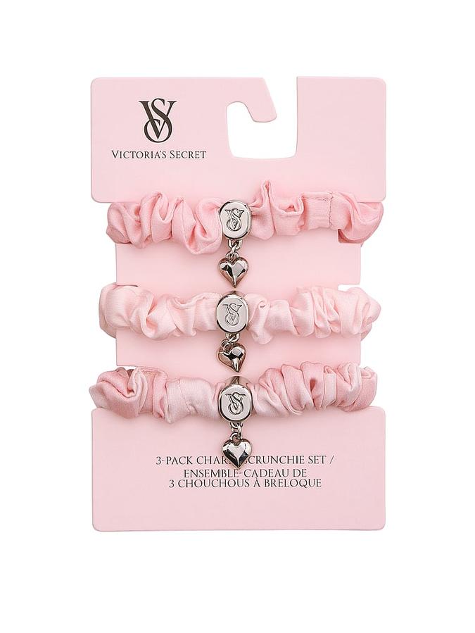 3-Pack Heritage Stripe Skinny Charm Scrunchie Set