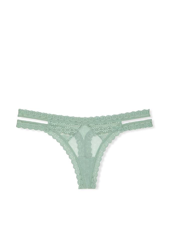 Daisy Lace Thong Panty image number 1