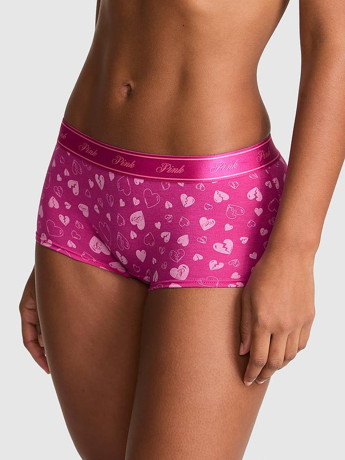 Logo Cotton Boyshort Panty