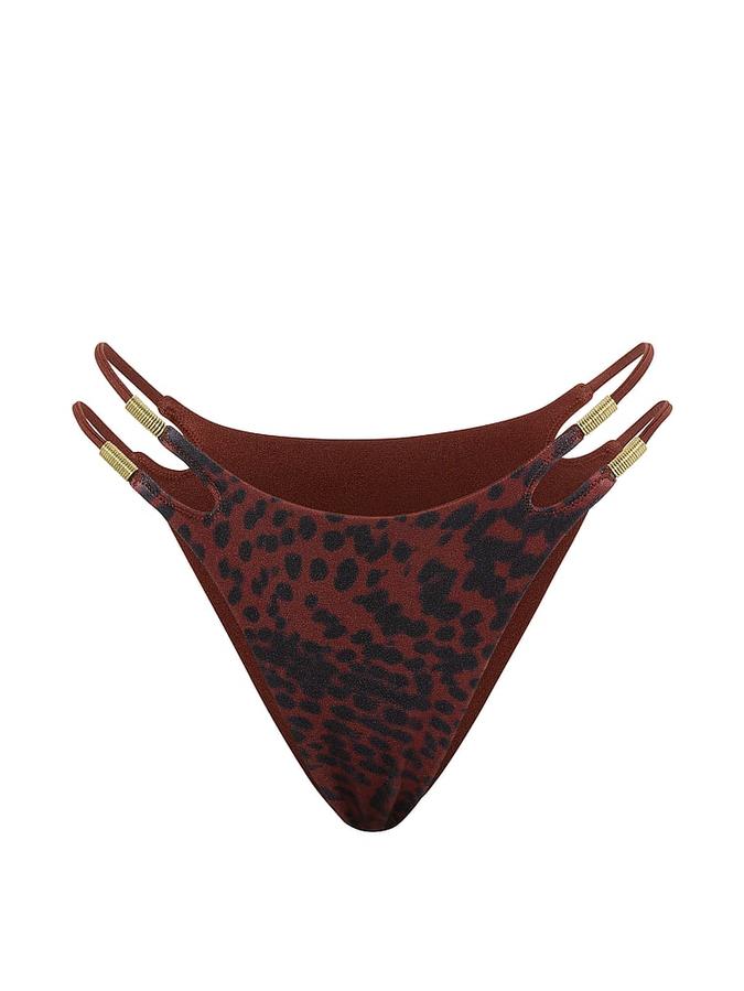Reversible Cut-Out Rings Brazilian Bikini Bottom image number 2