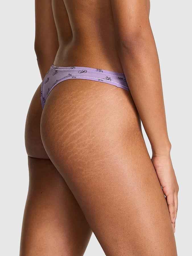 Cotton High-Leg Thong Panty