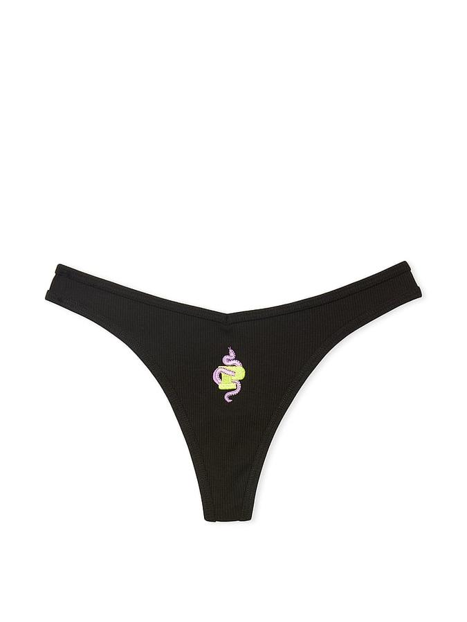 Cotton Thong Panty image number 1