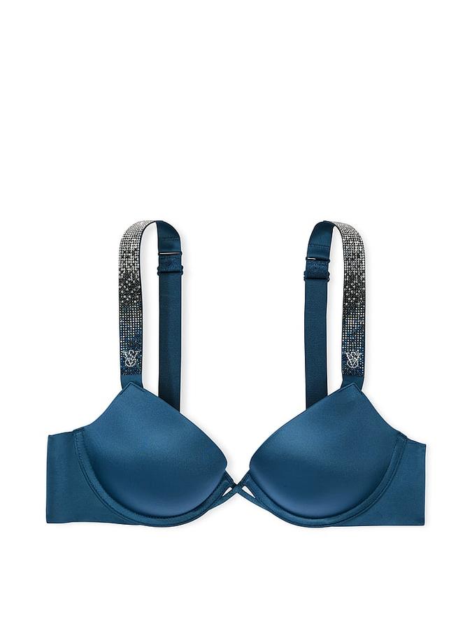 Shine Strap Push-Up Bra image number 2