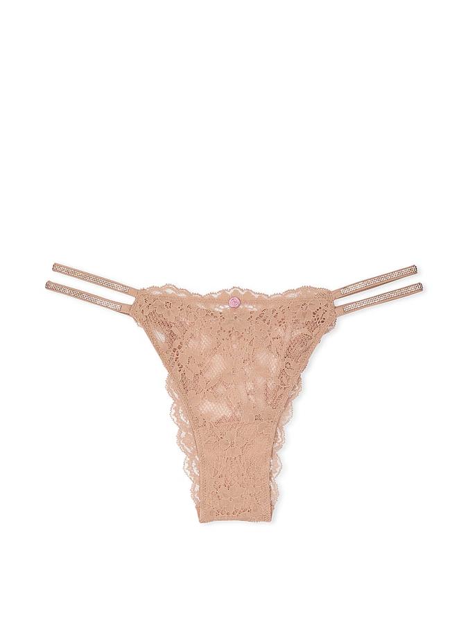 Twinkle Strap Lace Brazilian Panty image number 2