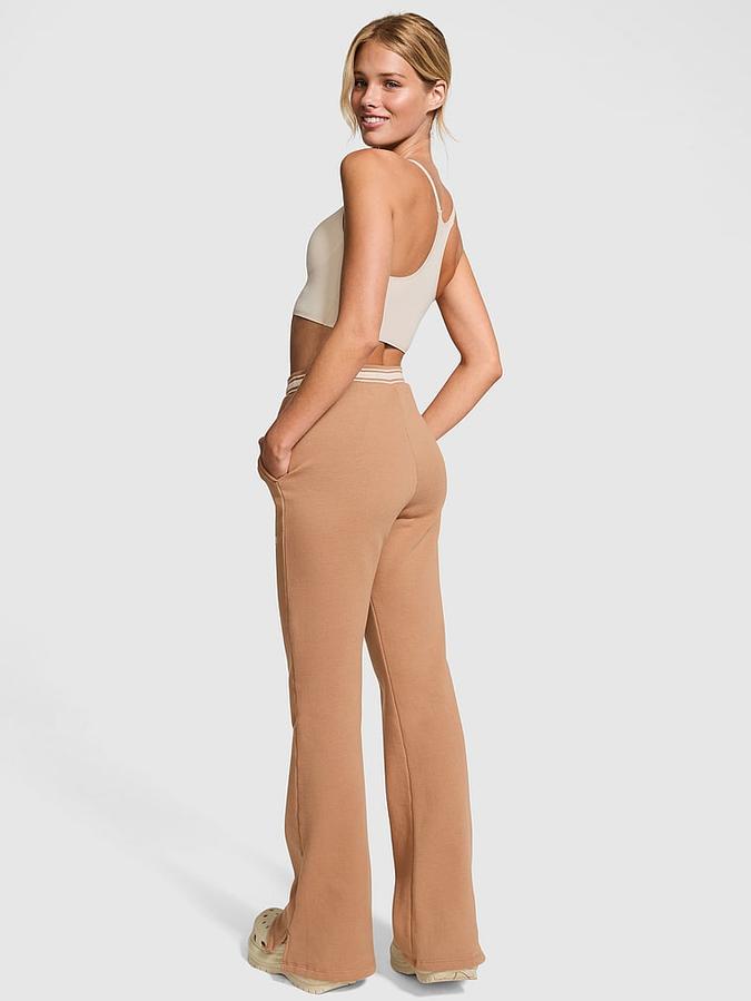 Ivy Fleece Split-Hem Flare Sweatpants image number 1