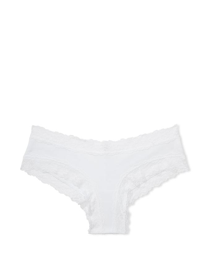 Lace-Waist Cotton Cheeky Panty image number 2