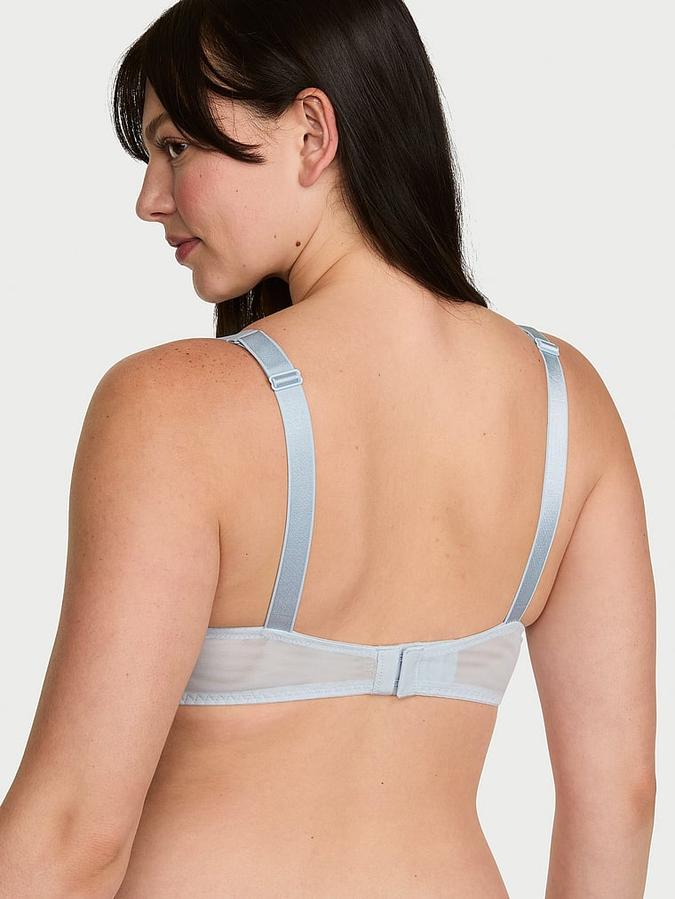 Shine Strap Lace Push-Up Bra