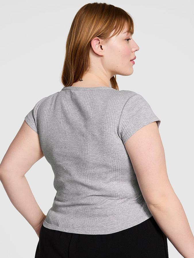 Multi Rib Henley Tee image number 1