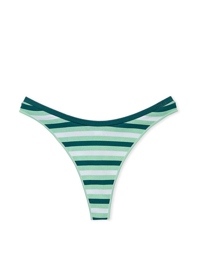 Seamless High-Leg Thong Panty