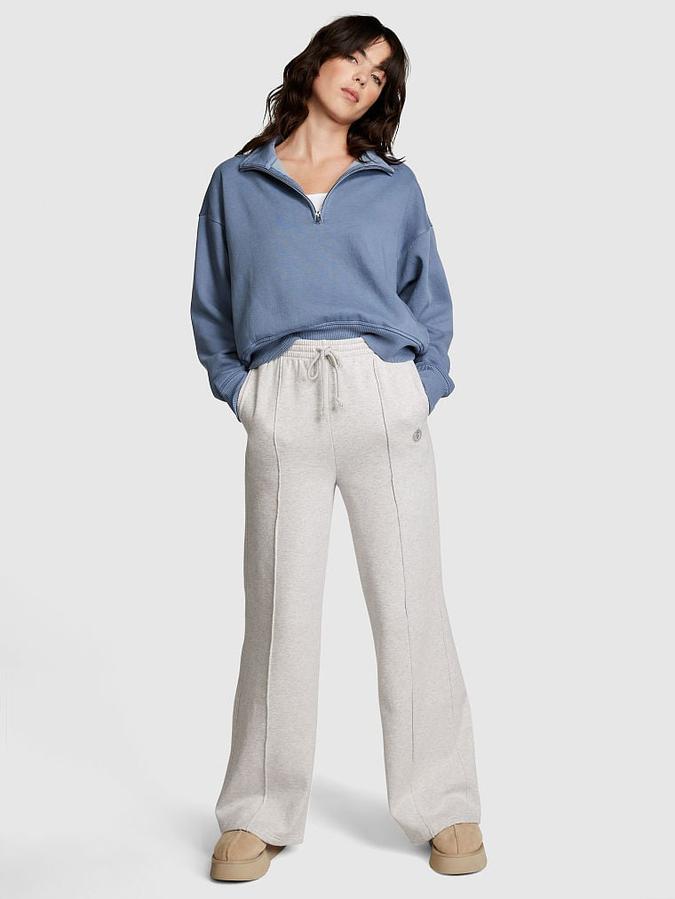 Premium Fleece Wide-Leg Pants image number 0