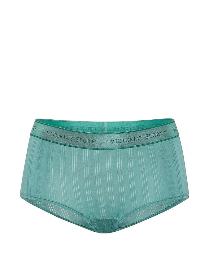 SoSoft&trade; Modal Ultra-Fine Logo Boyshort Panty image number 2