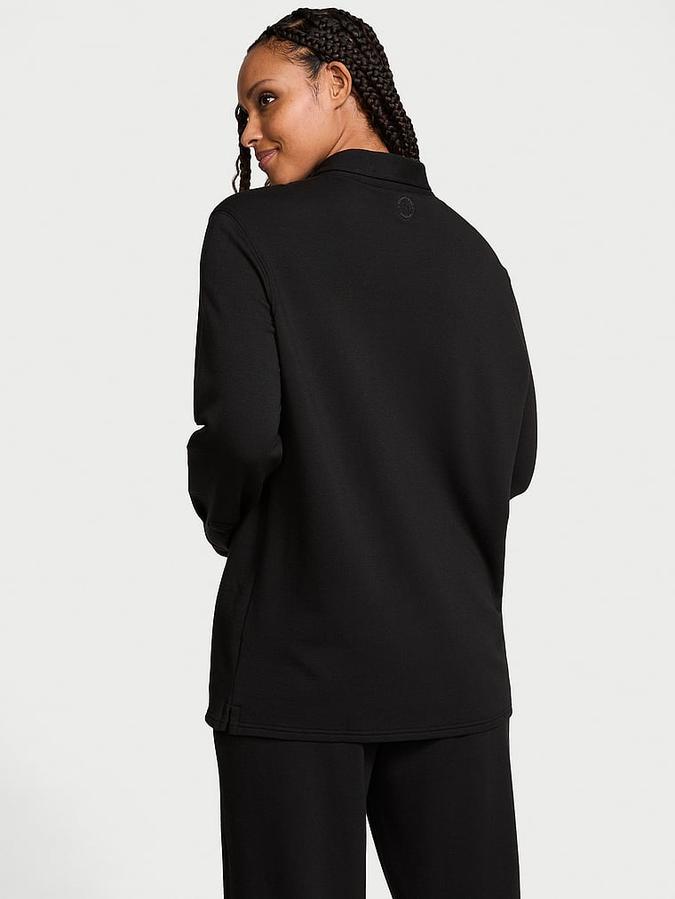 Brushed Modal Fleece Oversized Shirt image number 1