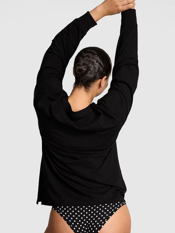 Campus Cotton Long-Sleeve Tee