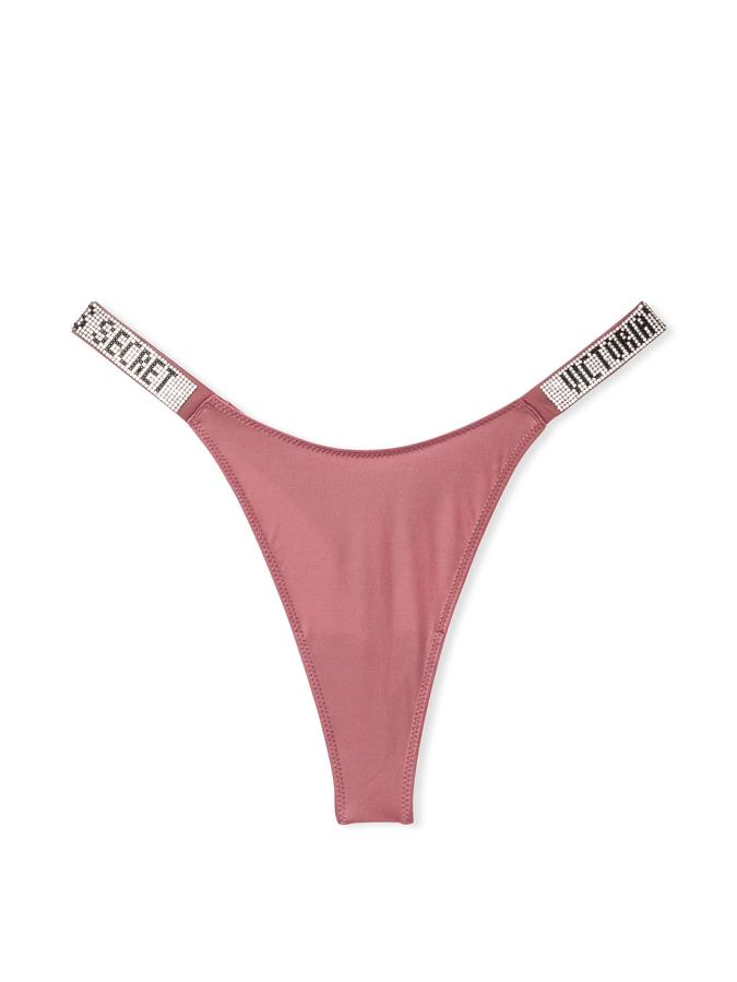 Sunset Ombré Shine Strap Thong Panty image number 0