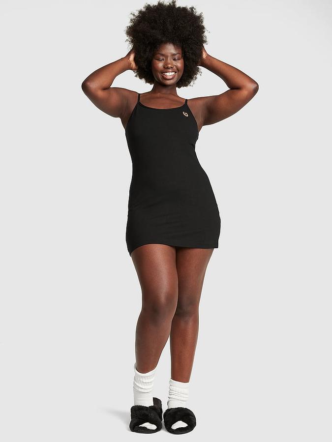 Stretch Cotton Cami Sleep Dress image number 0