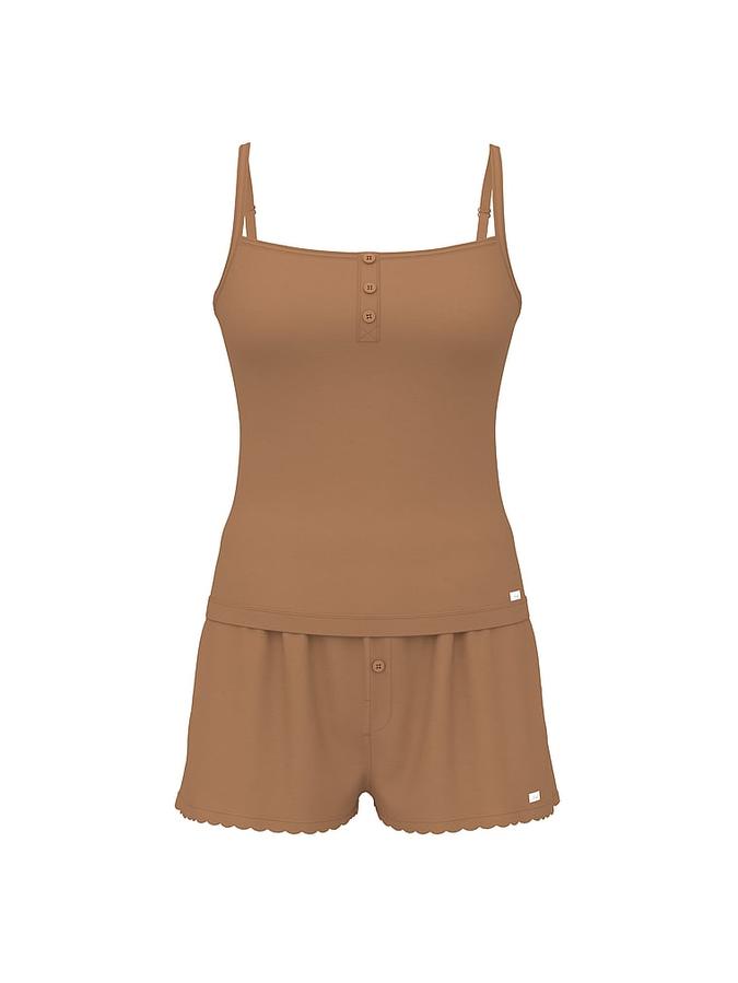 Cotton Henley Cami image number 2