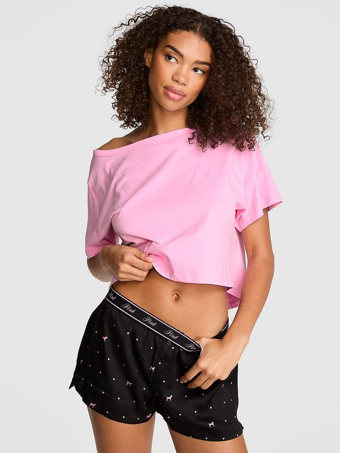 Silky Sleep Boxy Pajama Shorts