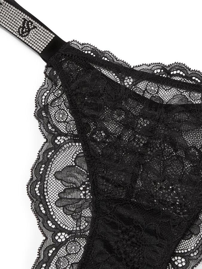 Shine Strap Lace Brazilian Panty image number 3