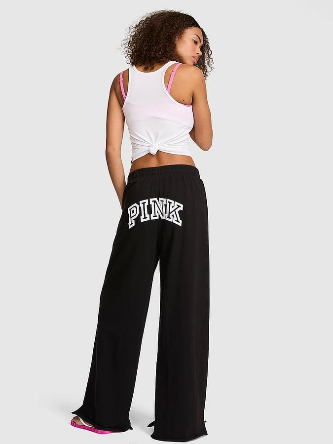 Campus Fleece? Wide-Leg Split-Hem Sweatpants