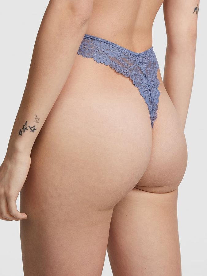 Seamless High-Leg Thong Panty