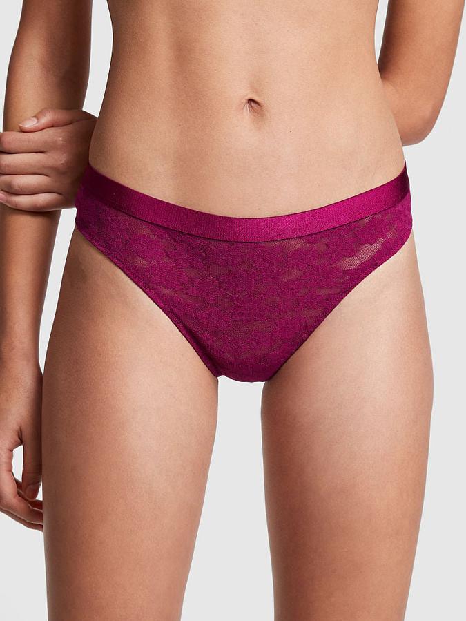 Wear Everywhere Lace Thong Panty image number 0