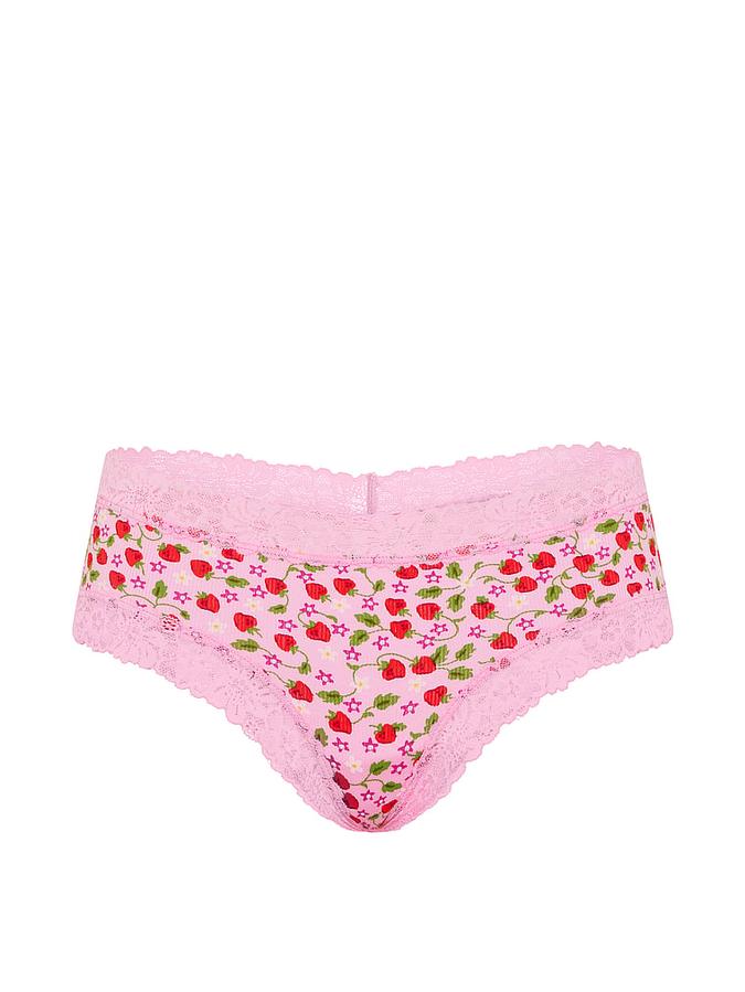 PINK Wink? Lace-Trim Cheeky Panty image number 2