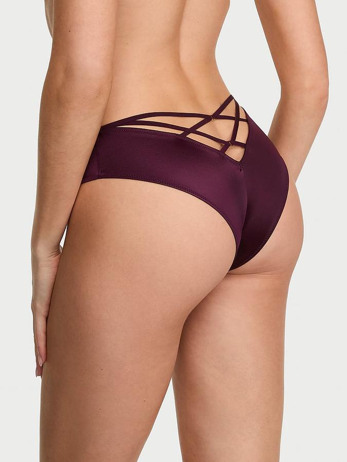 Strappy-Back High-Leg Cheeky Panty