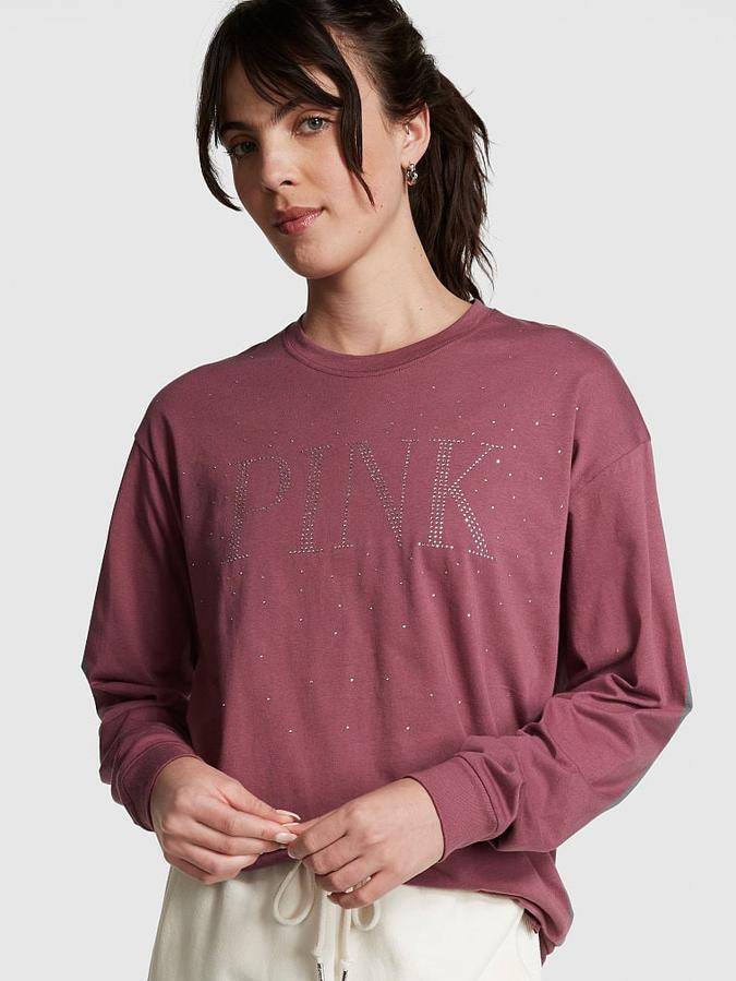 Cotton Long Sleeve Campus T-Shirt image number 0