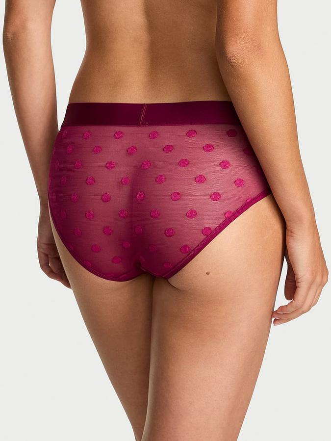 Sheer Heritage Logo Hiphugger Panty image number 1