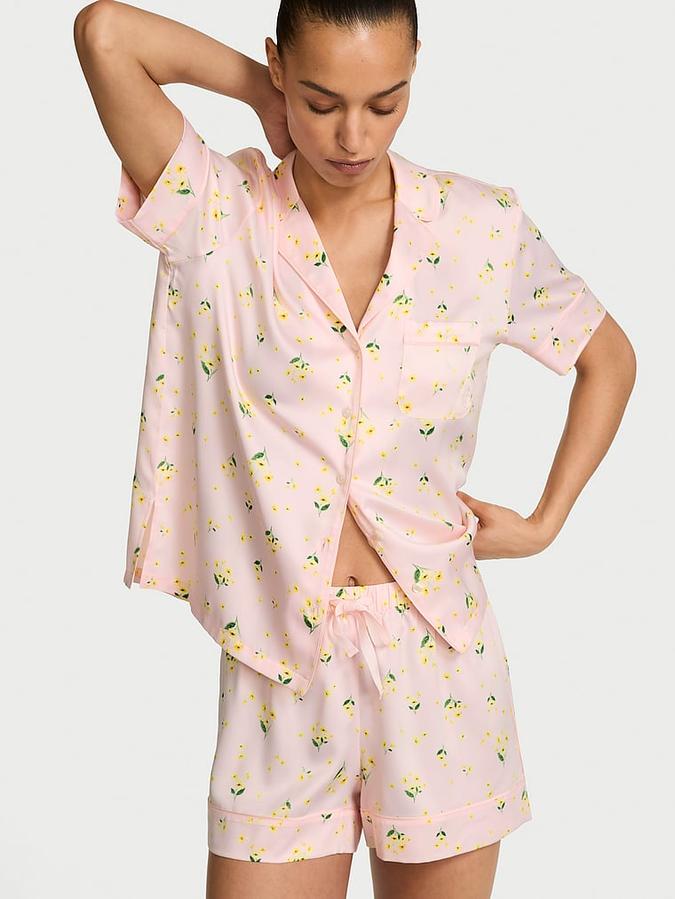Signature Satin Short Pajama Set