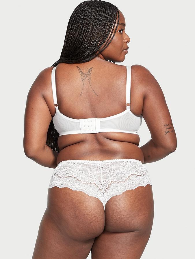 Lace Hipster Thong Panty image number 1