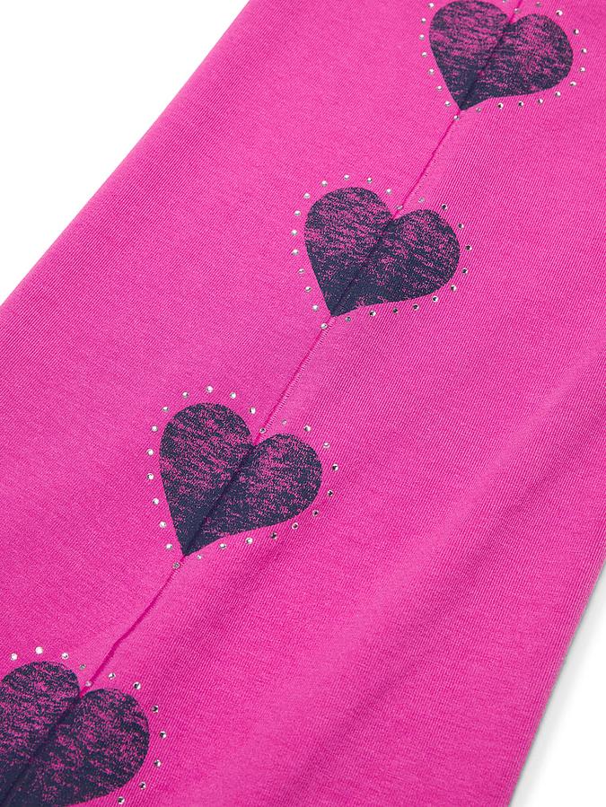 All-Day Cotton Foldover Flare Leggings image number 3