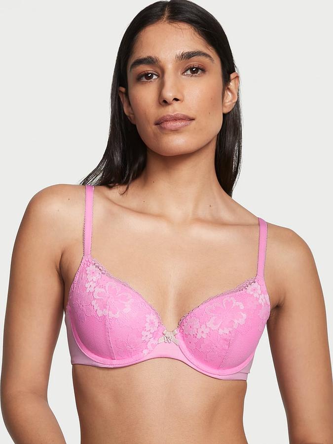 Lightly Lined Lace Demi Bra image number 0