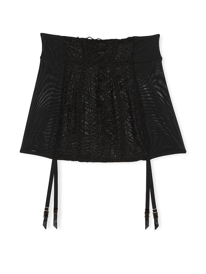 Geo Daisy Lace Corset Garter Skirt image number 2