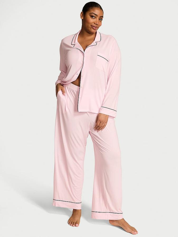 Modal Soft Long Pajama Set image number 0