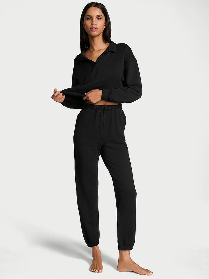 Brushed Modal Fleece Jogger image number 0